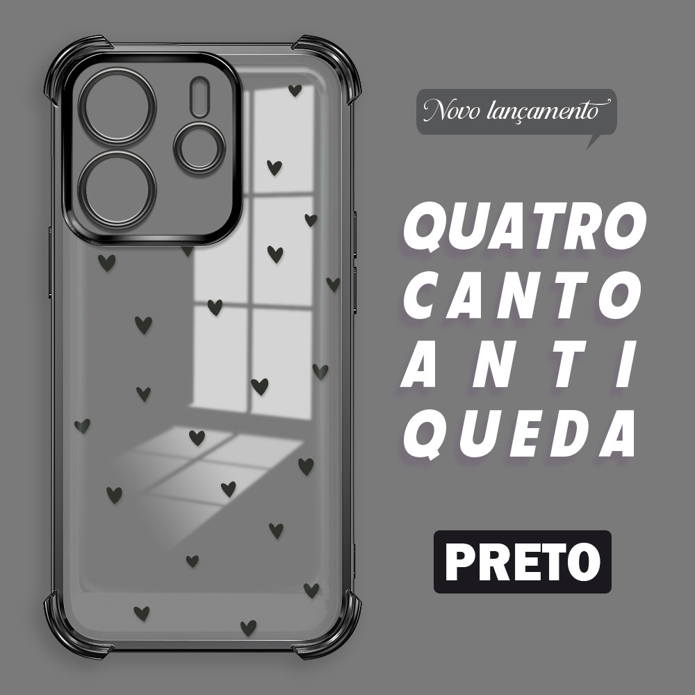 Capinha Para Xiaomi Redmi Note 14 4G Anti Queda Capa Celular FS0476