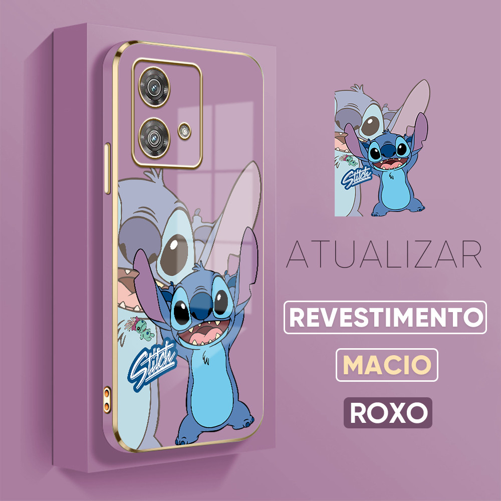 Capa Para Motorola Moto Edge 40 Neo 5G Capinha Case Stitch Desenho Capas De Celular Divertida Gloss 1251