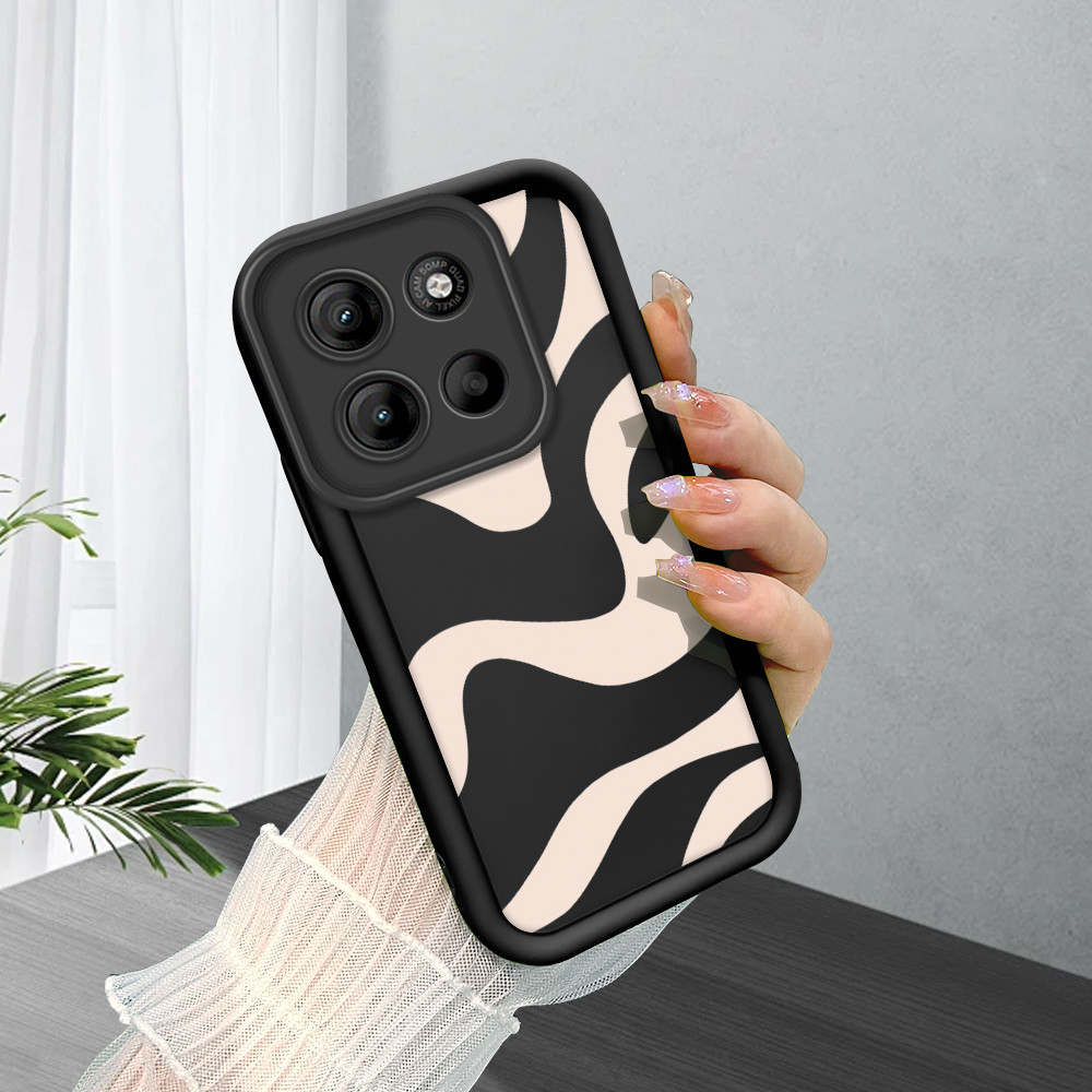 Capinha Para Motorola Moto G15 Capa De Celular Macia Silicone Protetora Preta Case BTY 5549 em Oferta na Shopee