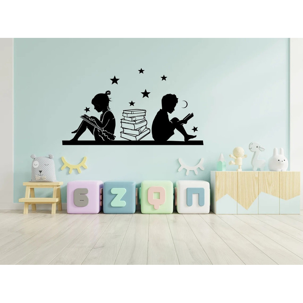 ADESIVO DE PAREDE  LIVRO, LEITURA em Oferta na Shopee