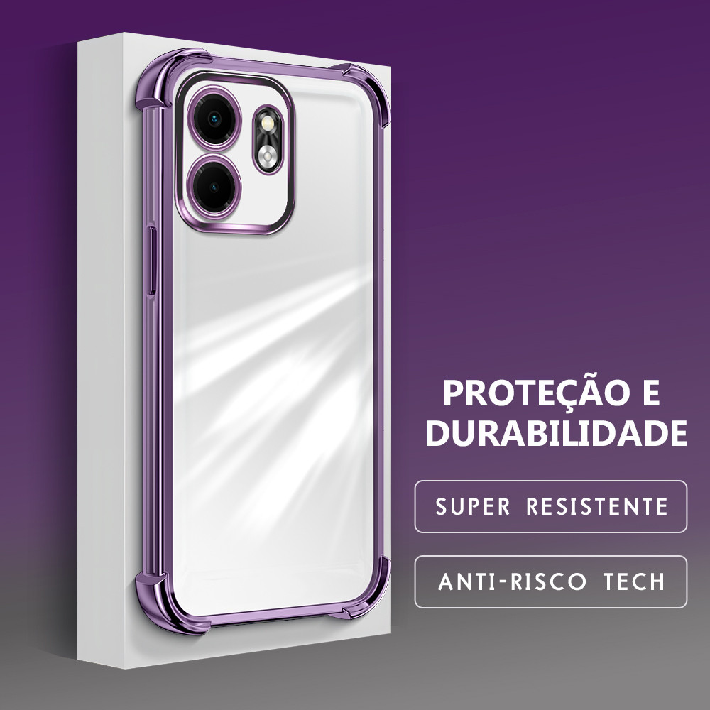 Capinha Para Infinix Smart 9 Hot 50i Capa Transparente De Celular Silicone Anti Impacto De Telefone Case FS0000