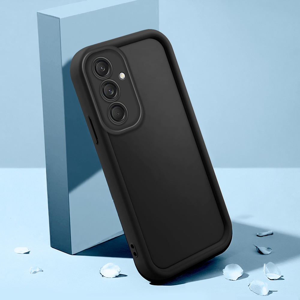 Capinha Para Samsung Galaxy M55 5G Capa de Silicone Minimalista Preta TY5000