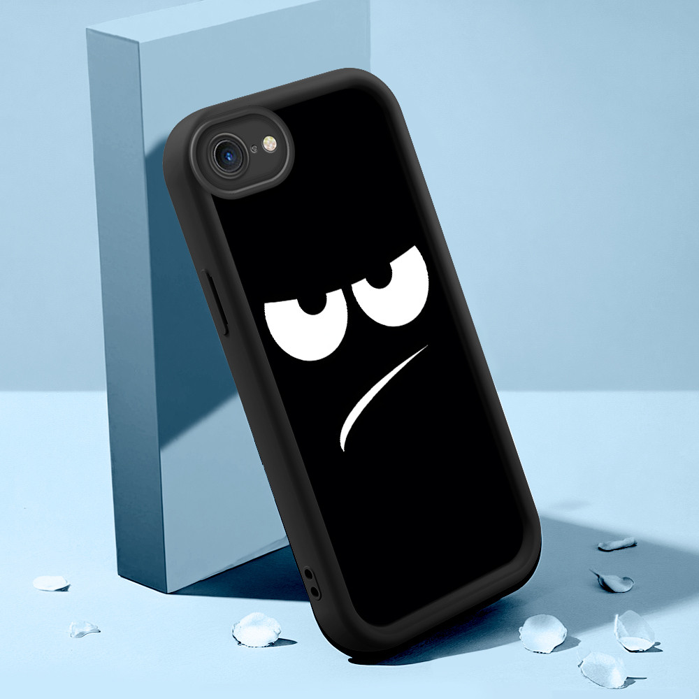 Capinha Anti-Choque De Silicone Preta Capa Para iPhone 7 8 SE 2020 2022 Case De Celular TY5665 em Oferta na Shopee