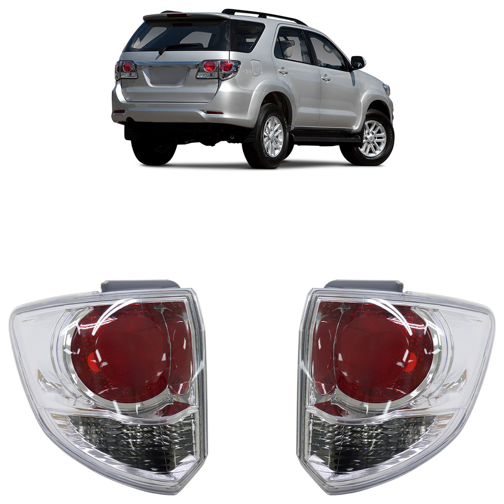 Par Lanterna Traseira Hilux SW4 2012 2013 2014 2015 Canto Rubi em Oferta na Shopee