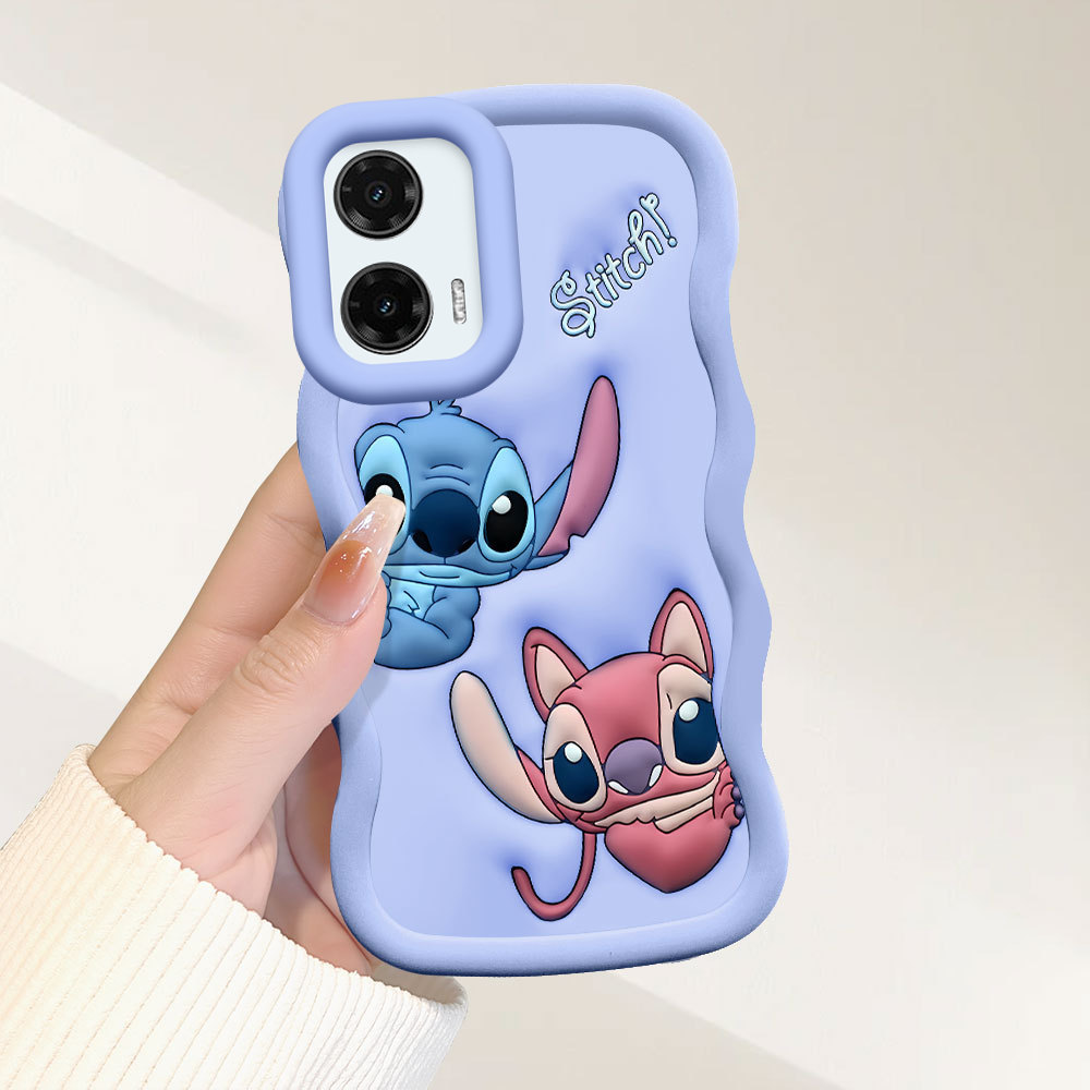 Capa De Silicone Macio Stitch Capinha Para Motorola Moto G35 5G Case Do Celular 0279 MKL em Oferta na Shopee