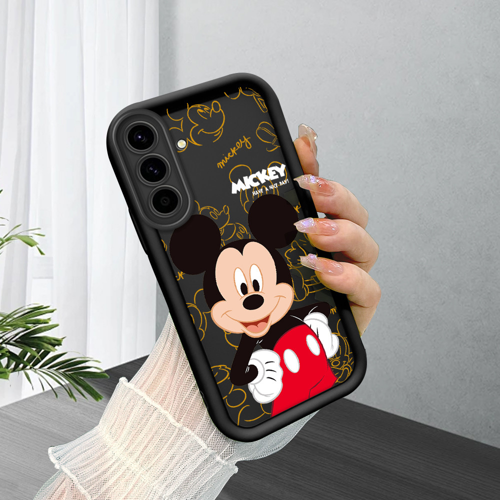 Capa De Silicone Anti-Choque Para Samsung Galaxy A56 A36 5G Capa Case Criativa Preta TYB 5089 em Oferta na Shopee