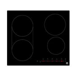 Cooktop Elétrico Life 4 Bocas Touch Slider Mesa Vidro 220V