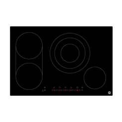 Cooktop Elétrico Life 4 Zonas 60cm Vidro Cerâmico Preto