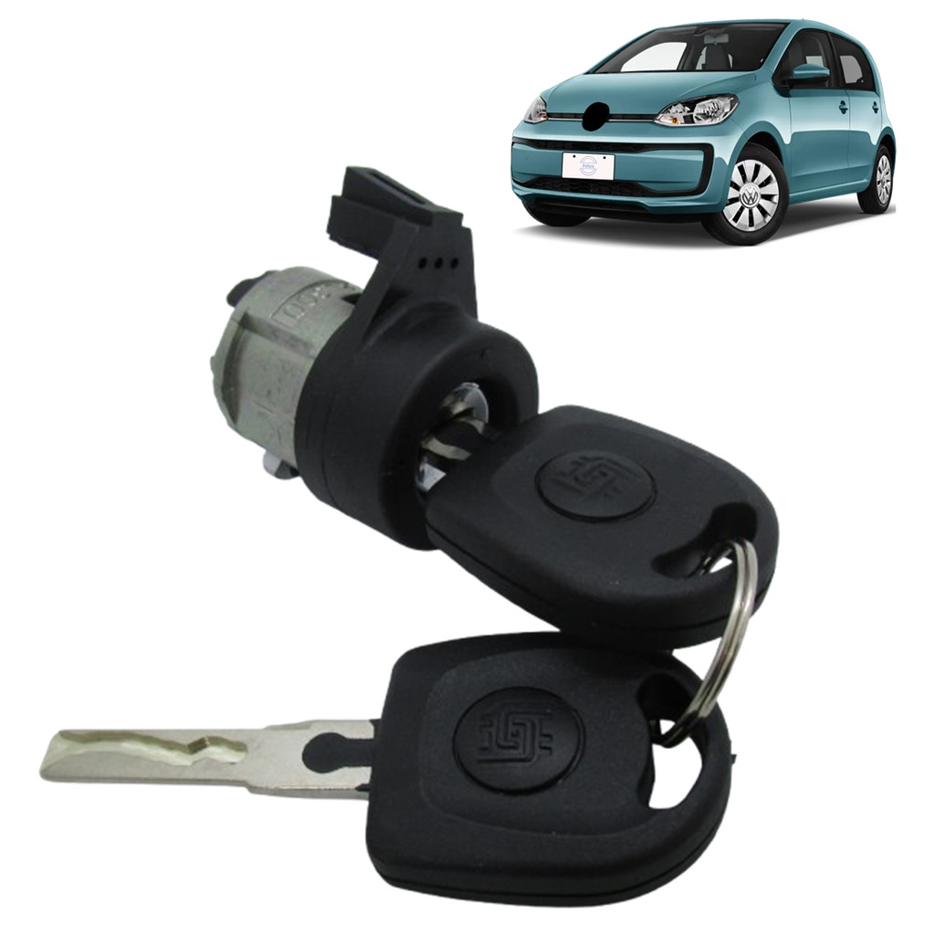 Cilindro Miolo Ignição e partida com chave VW UP 2014-2021