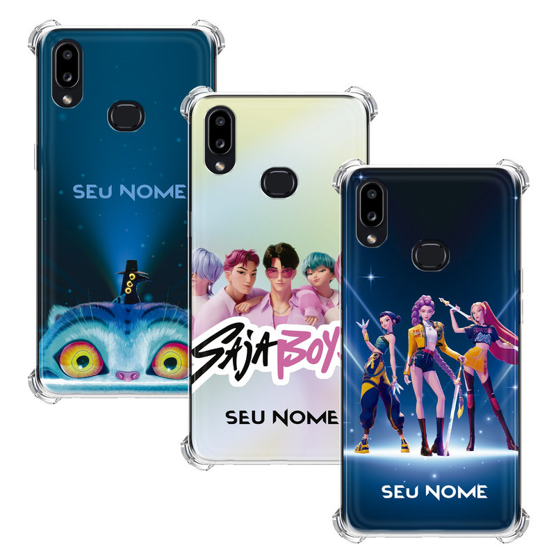 Capinha Personalizada Guerreiras do K-Pop para Samsung Galaxy A10S com nome