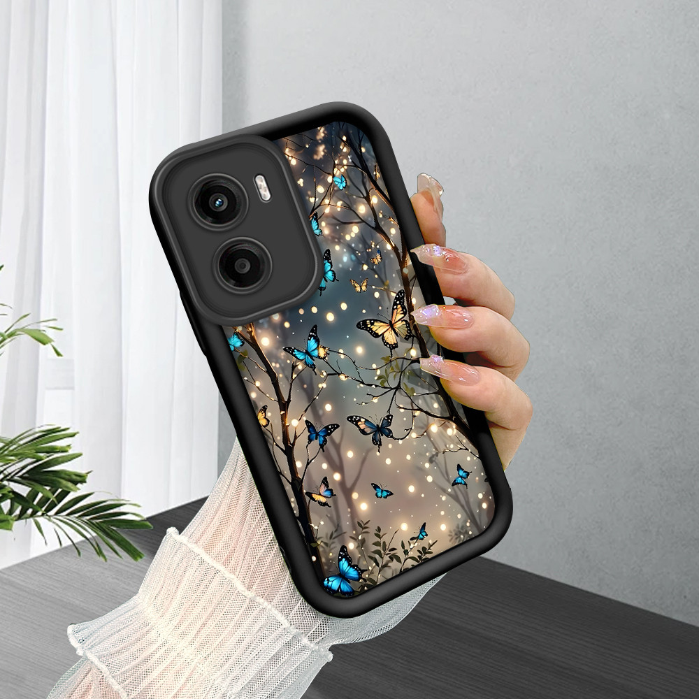 Capinha Para Motorola Moto G05 Case Capa De Celular Macio Silicone Black 6144 em Oferta na Shopee