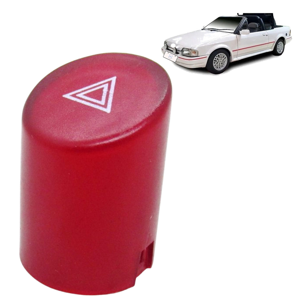 Lente Botão Tecla Pisca Alerta Escort XR3 Conversivel 87-92