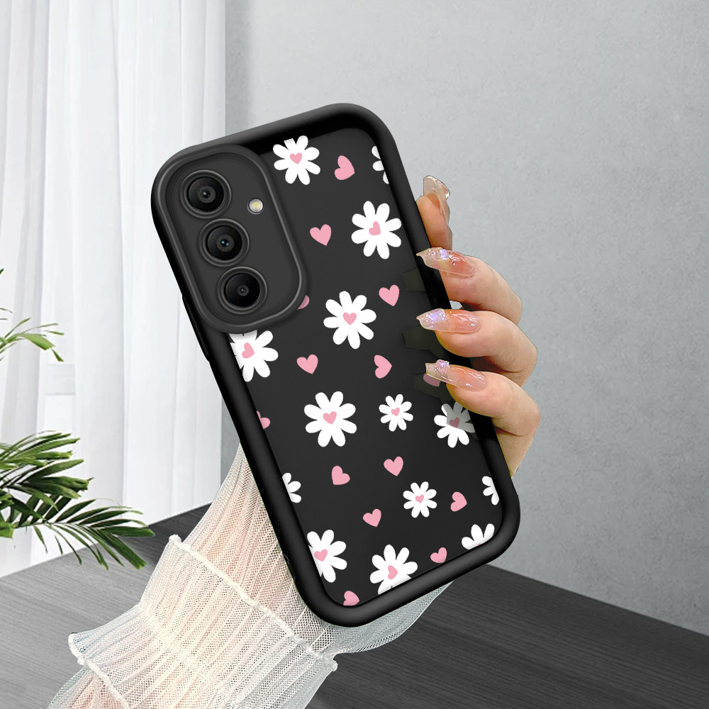 Capinha Para Samsung Galaxy A15 4G 5G Case Capa De Celular Macio Silicone Black 6619 em Oferta na Shopee
