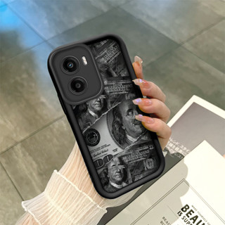 Capa De Silicone Borda Macia Anti-Choque Capinha Para Motorola Moto G05 Case Criativa Preta TYB 5689 em Oferta na Shopee