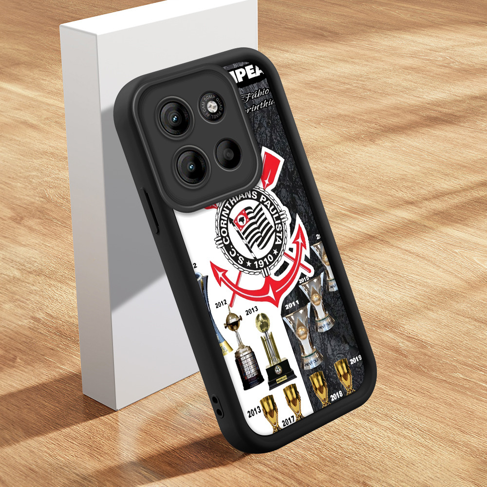 Capinha Para Motorola Moto G15 Case Capa De Celular Macio Silicone Black 5889 em Oferta na Shopee