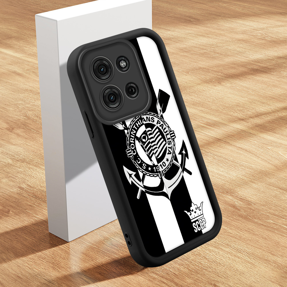 Capinha Para Motorola Moto G75 5G Capa De Celular Macia Silicone Protetora Preta Case BTY 5789 em Oferta na Shopee