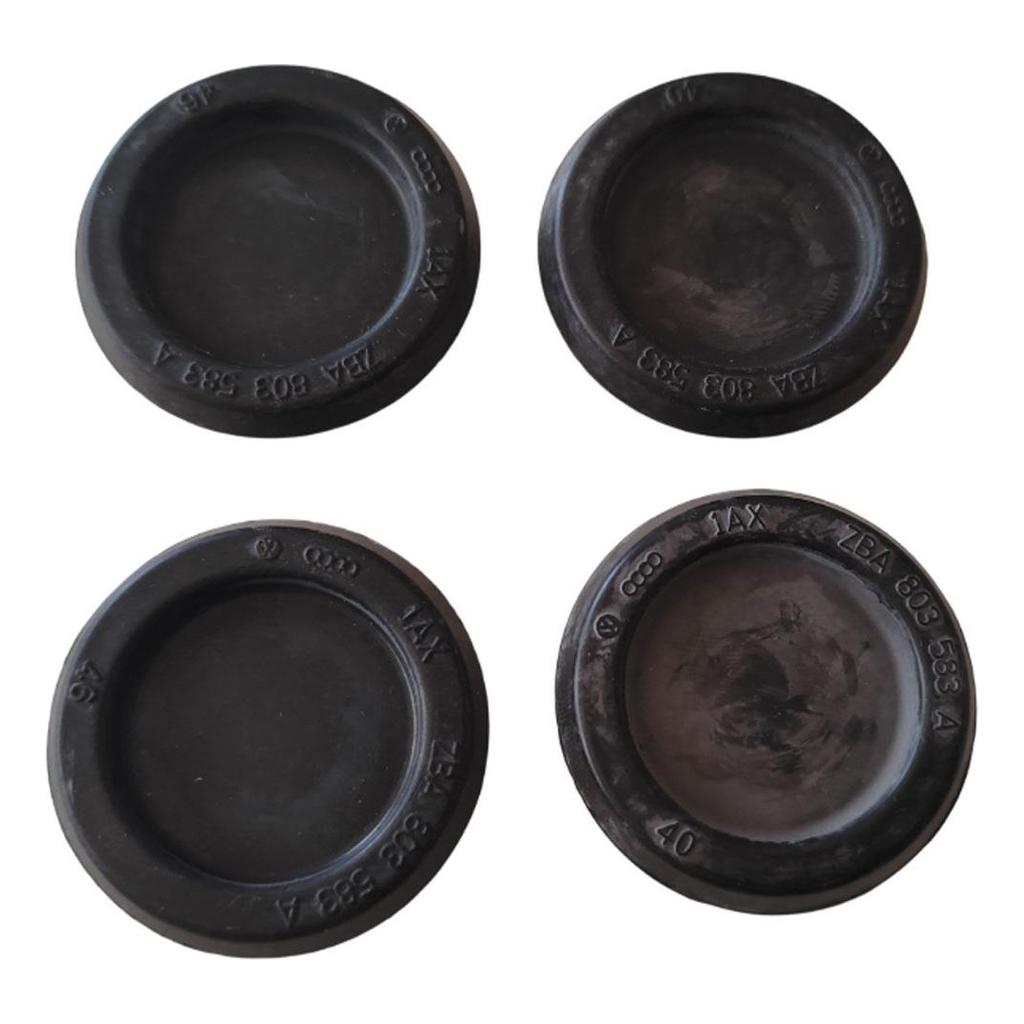 4 TAMPÃO ASSOALHO GOL G1 G2 G3 SANTANA FUSCA LONGAR ORIGINAL VW ZBA803583A