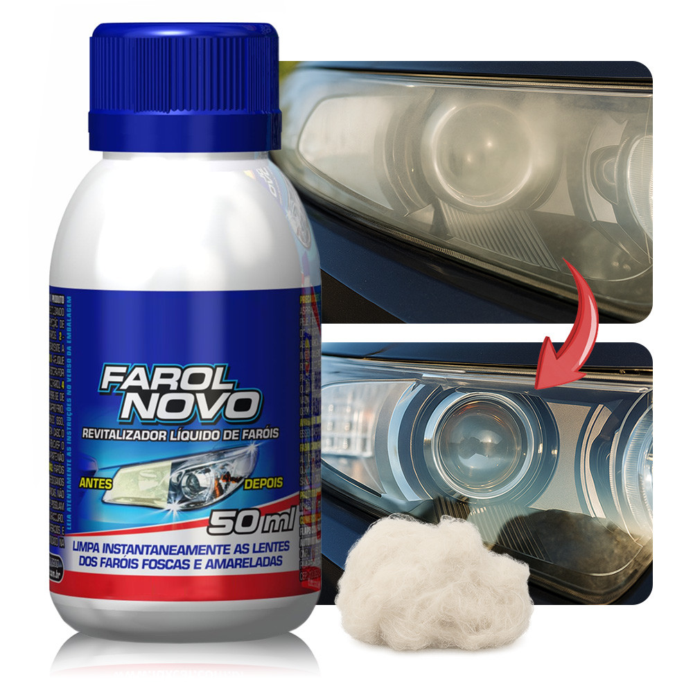 Restaurador de Farol Corolla 2013 2014 2015 2016 2017 Renovador Abrilhantador Revitalizador Lente Vidro Remove Fosco