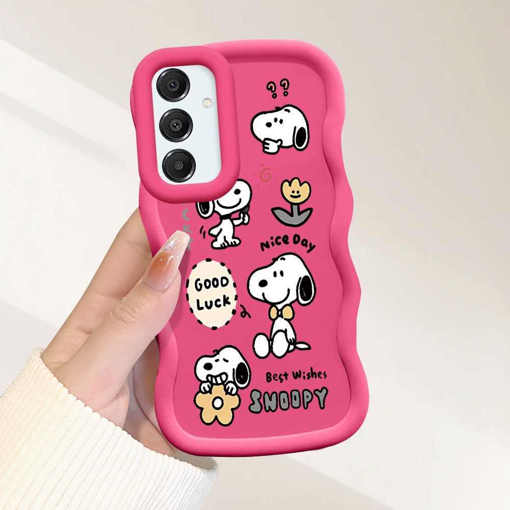 Capinha Para Samsung Galaxy A16 4G 5G Capa Silicone Macio Protetora De Telefone Simple Snoopy Case MKL0159 em Oferta na Shopee
