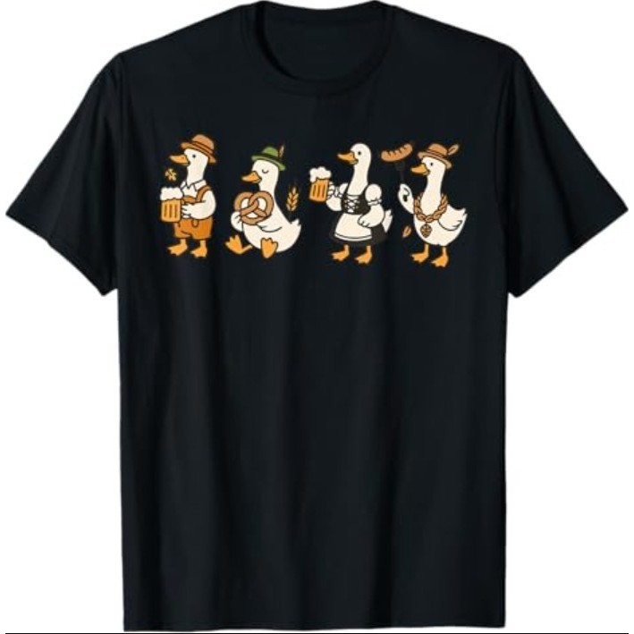 Camiseta Oktoberfest Just A Fest Goose Cerveja Alemã Prost Beber