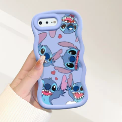 Capinha Para iPhone 7 8 6 6S Plus Capa Silicone Macio Protetora De Telefone Simple Stitch Case MKL0091