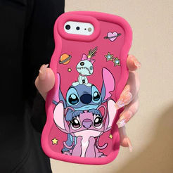 Capinha Para iPhone 7 8 6 6S Plus Capa Silicone Macio Protetora De Telefone Simple Stitch Case MKL0098