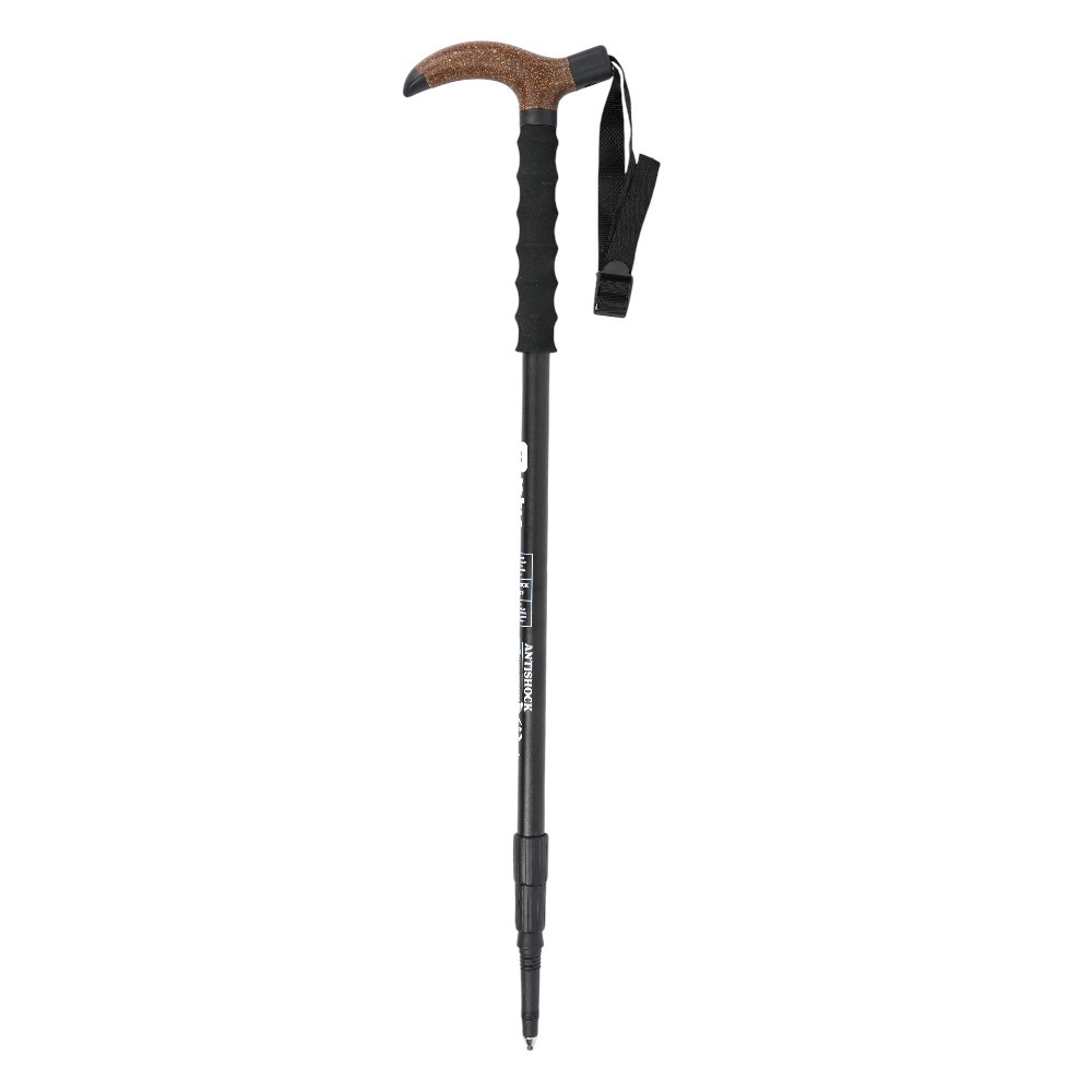 Bastão de Caminhada Retrátil 65,5 a 135 cm NTK T Grip – Sistema Antishock e 3 Ponteiras