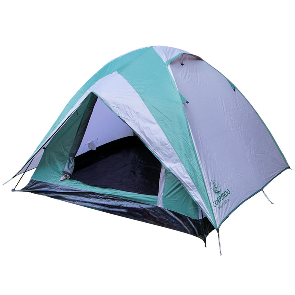 Barraca para camping Guepardo com duas entradas e coluna d'água de 2500 mm Vênus Ultra 3 pessoas