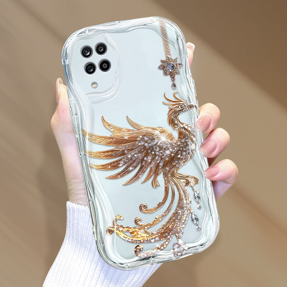 Capa De Telefone Transparente Para Samsung Galaxy A12 M12 5G Kawaii Silicone De Celular NYW3046 em Oferta na Shopee