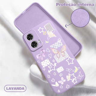 Capinha Para Motorola Moto G24 Capa De Luxo Liquid Silicone Celular Proteção Case YT 0120 em Oferta na Shopee