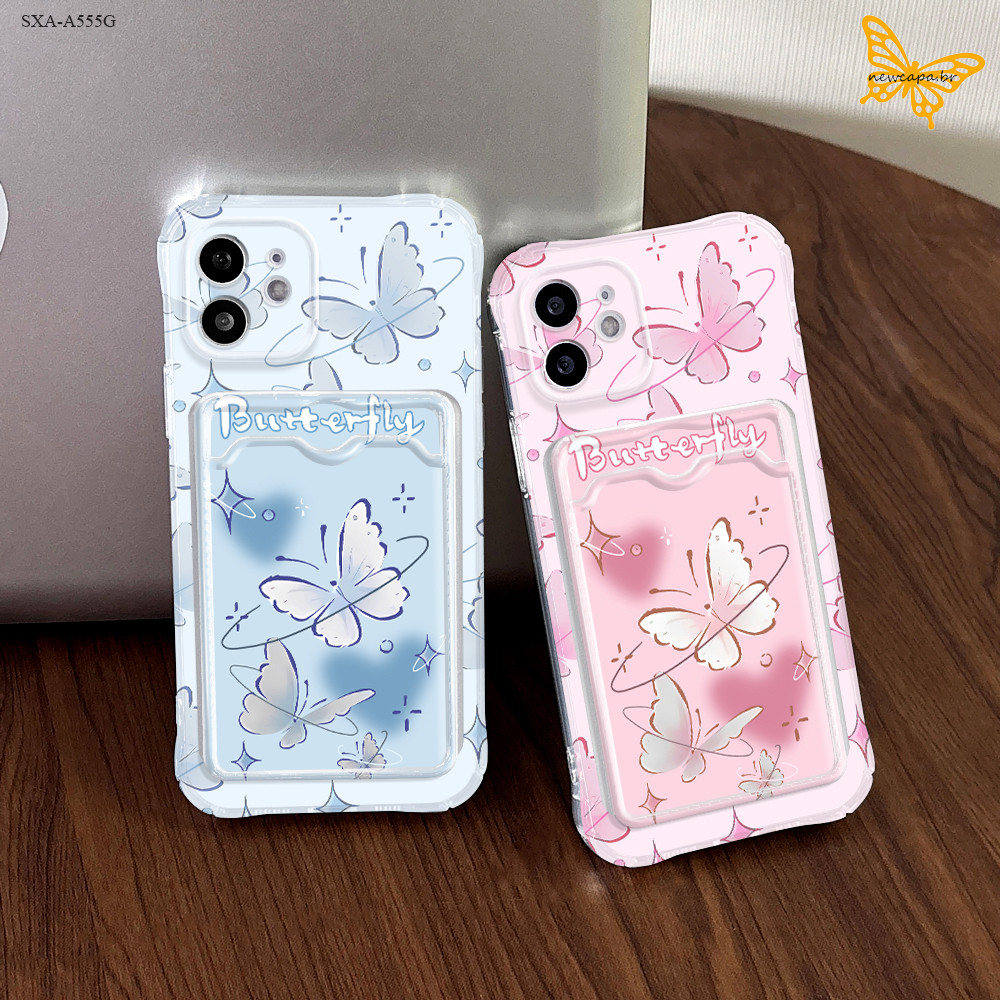 Capa Para Samsung Galaxy A25 A35 A32 A30 A20 A23 A22 A21S 4G 5G Silicone Capinha Card Case KB 6093