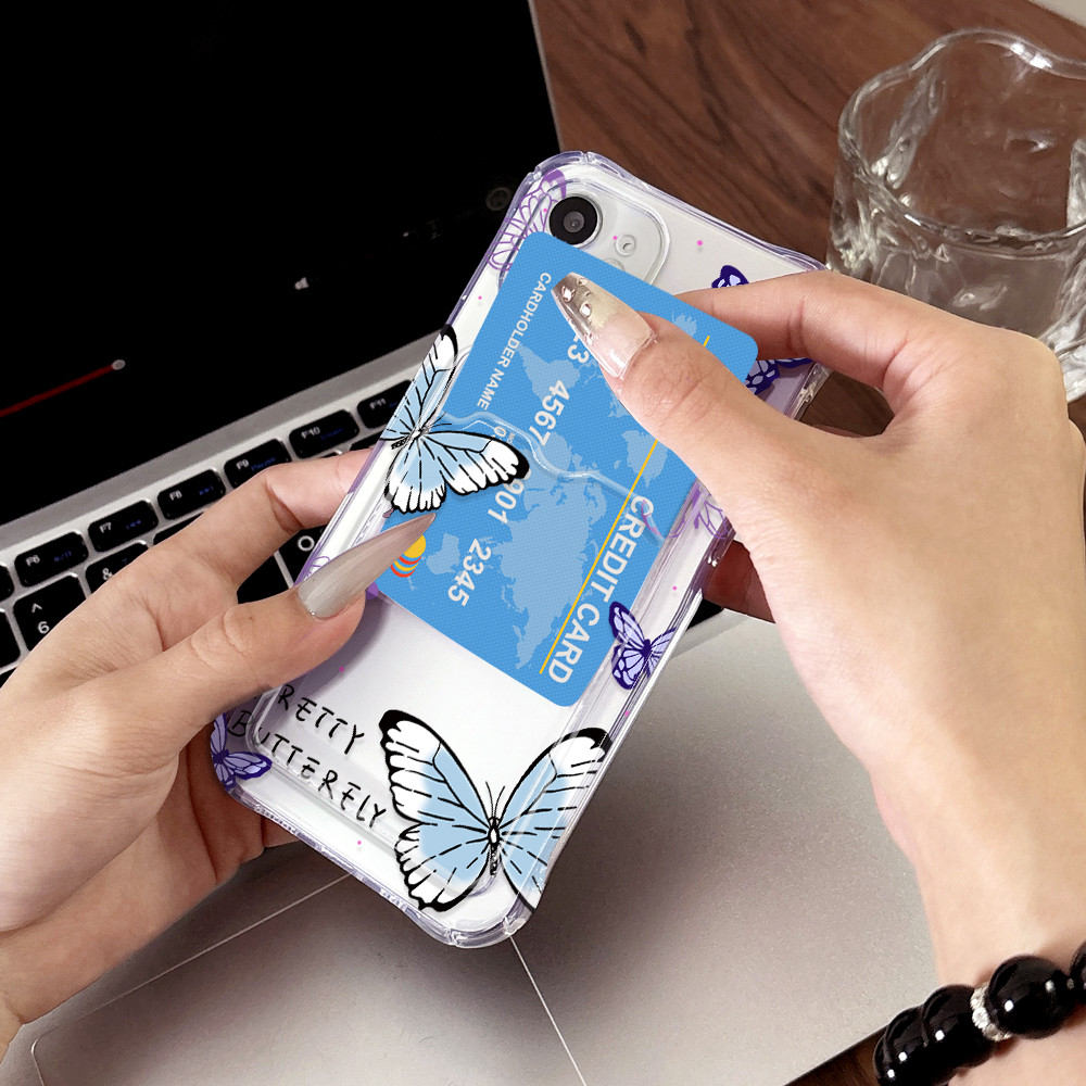 Capinha Para Samsung Galaxy A56 A55 A54 A25 A50 A30S A35 A32 A30 A20 A23 A22 A21S 4G 5G Capa Silicone Card Case 6085