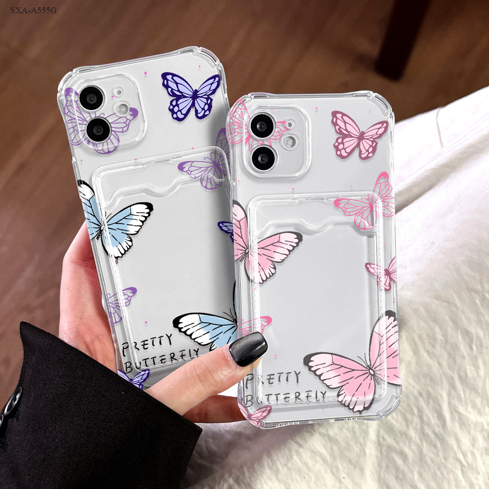 Capinha Para Samsung Galaxy A56 A55 A54 A25 A50 A30S A35 A32 A30 A20 A23 A22 A21S 4G 5G Capa Silicone Card Case 6085 em Oferta na Shopee