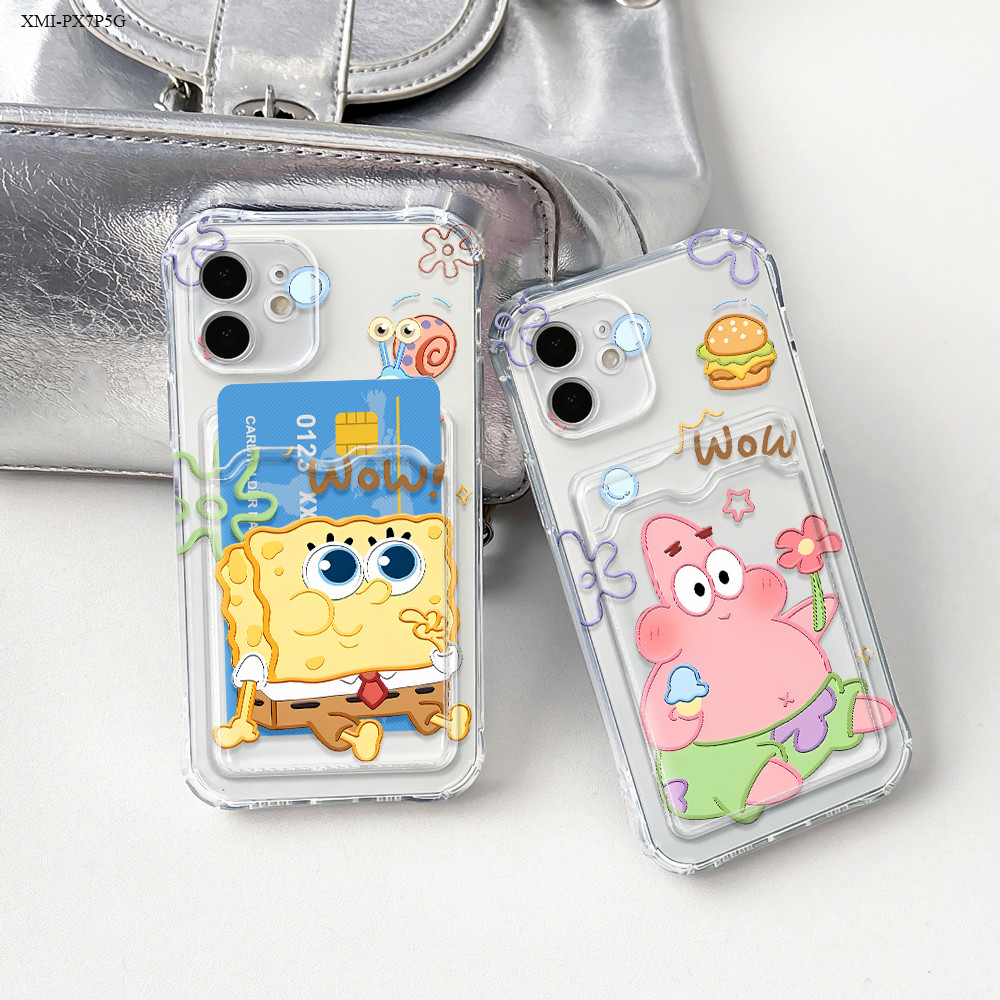 Capinha Para Xiaomi Poco X7 X6 C75 C65 M5S Pro 4G 5G Capa Porta-Cartões Silicone Card Case 6115 em Oferta na Shopee