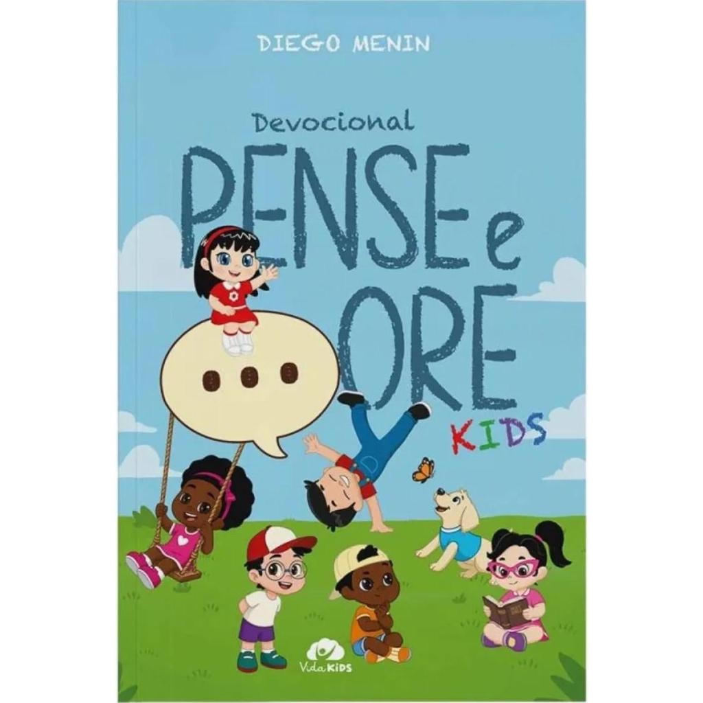 Livro Devocional Pense E Ore Kids 2026 | Diego Menin | Editora Vida