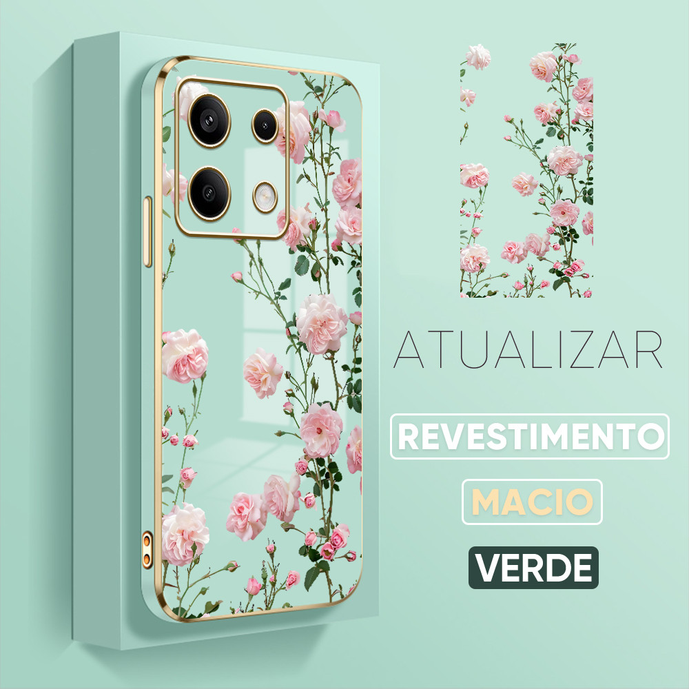 Capinha Para Xiaomi Redmi Note 13 5G Capa Macia De Protetora Anti Queda DD 1691 em Oferta na Shopee