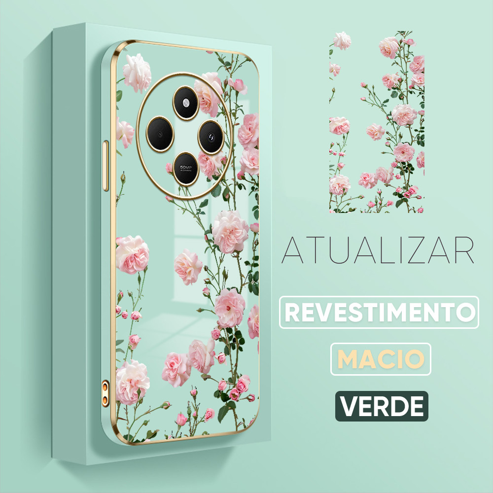 Capinha Para Xiaomi Redmi 14C A4 4G 5G Capa Macia De Protetora Anti Queda DD 1691 em Oferta na Shopee