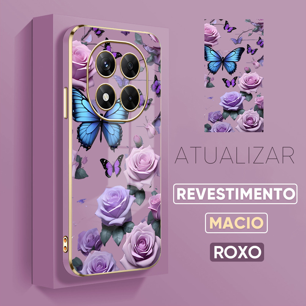 Capinha Para Xiaomi Redmi Note 14 Pro 5G Capa Macia De Protetora Anti Queda DD 1739 em Oferta na Shopee