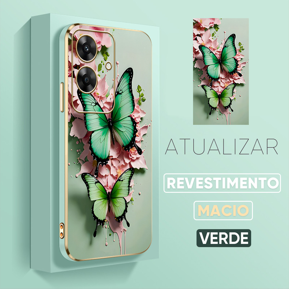 Capinha Para Realme Note 60 60X Narzo N61 Capa Macia De Protetora Anti Queda DD 2047 em Oferta na Shopee