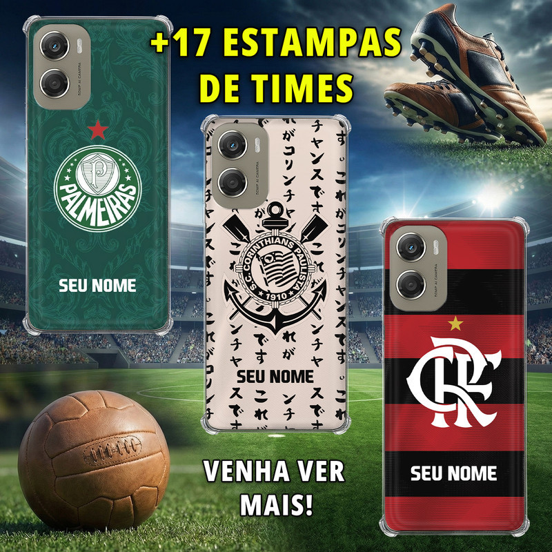 Capa Capinha para Motorola Moto G06 - Times Brasileiros