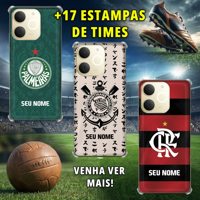 Capa Capinha - Realme Note 70 - Times Brasileiros em Oferta na Shopee