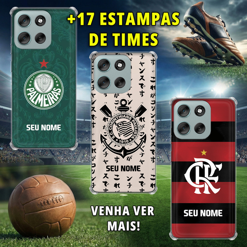 Capa Capinha para Motorola Moto G56 - Times Brasileiros