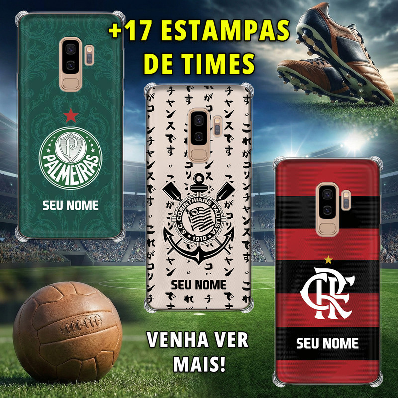 Capa Capinha - Samsung Galaxy S9 Plus - Times Brasileiros em Oferta na Shopee