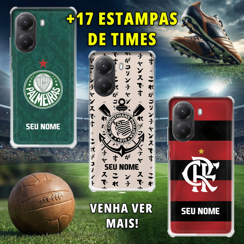 Capa Capinha - Xiaomi Poco X7 Pro - Times Brasileiros em Oferta na Shopee