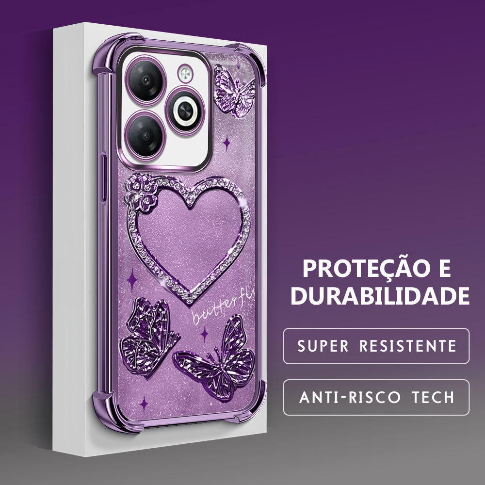 Capinha Para Infinix Smart 8 Pro HD Plus Hot 40i Tecno Spark 20 20C Pop 8 Go 2024 Capa De Celular Case Protetora FS 0694