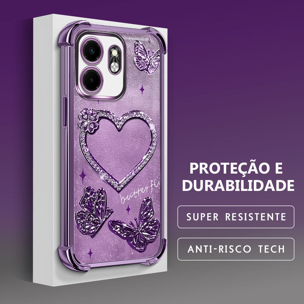 Capinha Para Infinix Smart 9 Hot 50i Capa De Celular Case Macia Anti Choque Transparente Protetora FS 0694 em Oferta na Shopee
