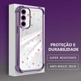 Capinha Capa Anti Impacto Transparente Luxo Para Samsung Galaxy A56 A36 5G Case De Celular SJ 0476 em Oferta na Shopee
