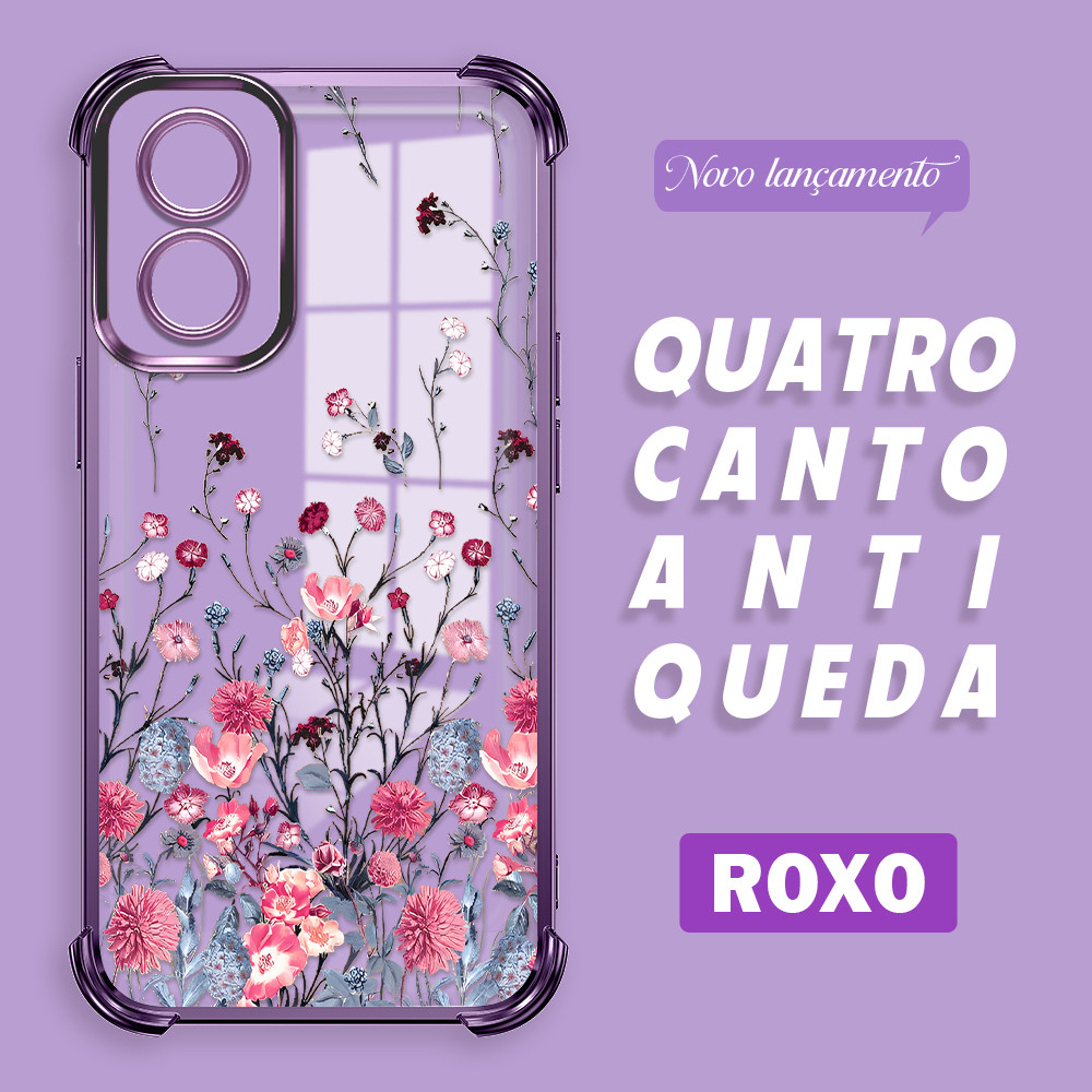 Capinha Capa Anti Impacto Transparente Luxo Para Motorola Moto G04 G04S E14 Case