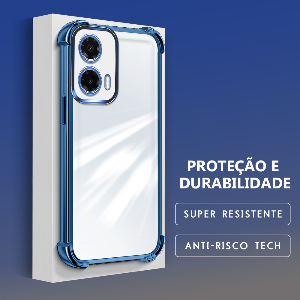 Capinha Capa Anti Impacto Transparente Luxo Para Motorola Moto G35 5G Case De Celular SJ 0000 em Oferta na Shopee