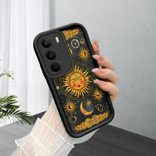 Capa De Silicone Borda Macia Anti-Choque Capinha Para Realme C75 C75X 4G Case Criativa Preta TYB 6673 em Oferta na Shopee